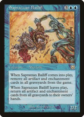 Saprazzan Bailiff card from Mercadian Masques