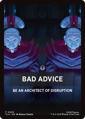 Bad Advice Theme Card card from Avatar: The Last Airbender