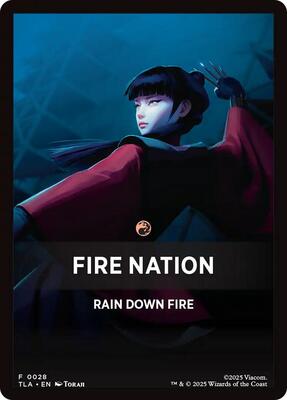 Fire Nation Theme Card card from Avatar: The Last Airbender