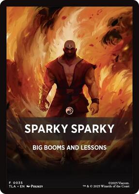 Sparky Sparky Theme Card card from Avatar: The Last Airbender