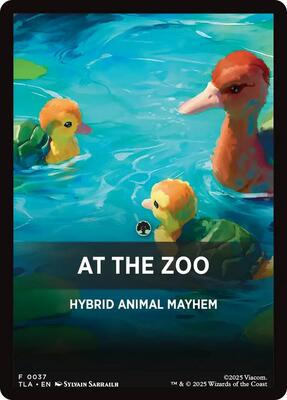 At The Zoo Theme Card card from Avatar: The Last Airbender