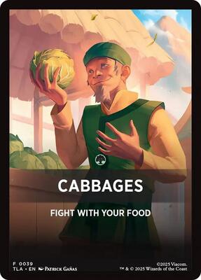Cabbages Theme Card card from Avatar: The Last Airbender