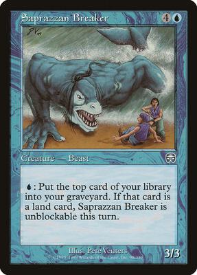 Saprazzan Breaker card from Mercadian Masques