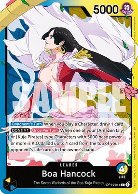 Boa Hancock - OP14-041 card from The Azure Sea's Seven