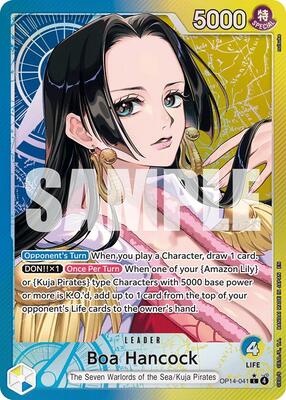 Boa Hancock - OP14-041 (Alternate Art) card from The Azure Sea's Seven
