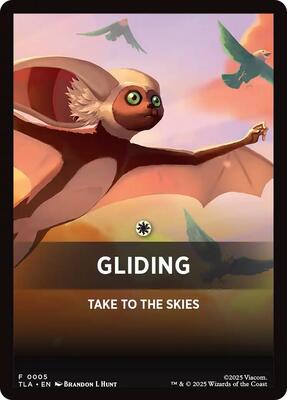 Gliding Theme Card card from Avatar: The Last Airbender