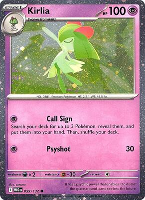Kirlia (Cosmos Holo) card from Miscellaneous Cards & Products