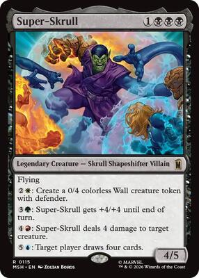 Super-Skrull card from Marvel Super Heroes