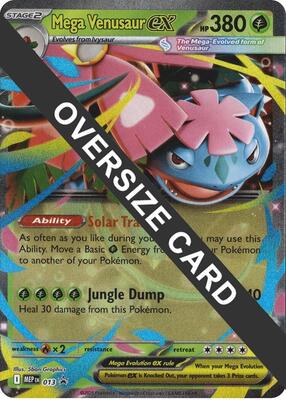 Mega Venusaur ex - 013 card from Jumbo Cards
