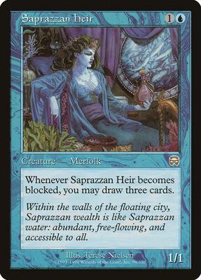 Saprazzan Heir card from Mercadian Masques