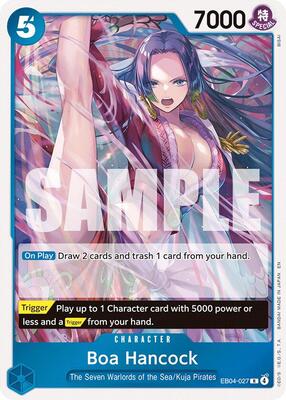 Boa Hancock - EB04-027 card from The Azure Sea's Seven