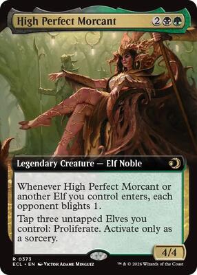 High Perfect Morcant (Extended Art) card from Lorwyn Eclipsed