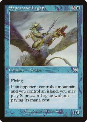 Saprazzan Legate card from Mercadian Masques