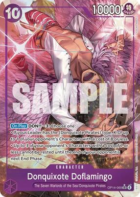 Donquixote Doflamingo - OP14-069 (Alternate Art) card from The Azure Sea's Seven