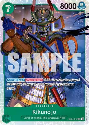 Kikunojo - EB04-012 card from The Azure Sea's Seven