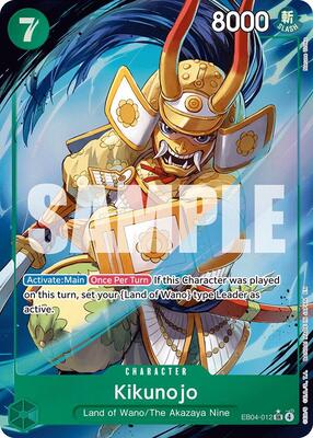 Kikunojo - EB04-012 (Alternate Art) card from The Azure Sea's Seven