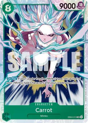 Carrot card from The Azure Sea's Seven