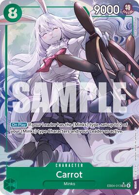 Carrot (Alternate Art) card from The Azure Sea's Seven