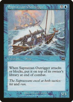 Saprazzan Outrigger card from Mercadian Masques