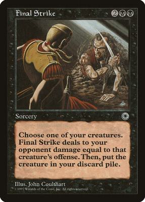 Final Strike card from Portal