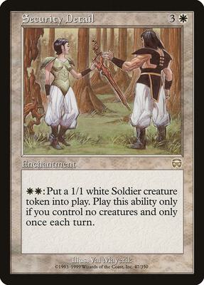 Security Detail card from Mercadian Masques