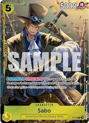 Sabo (Tin Pack Set Vol. 2) card from One Piece Promotion Cards