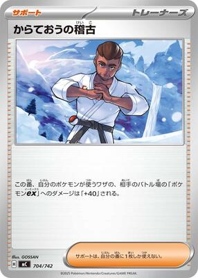 Black Belt's Training card from Start Deck 100 Battle Collection