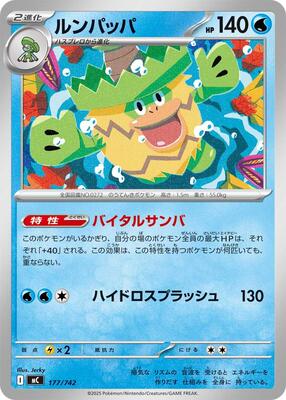 Ludicolo card from Start Deck 100 Battle Collection