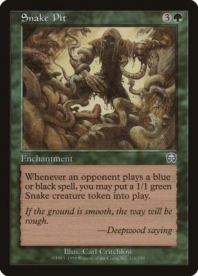 Snake Pit card from Mercadian Masques