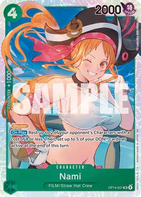 Nami card from The Azure Sea's Seven