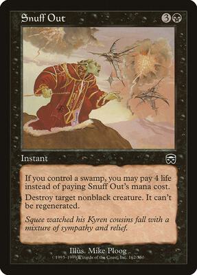Snuff Out card from Mercadian Masques