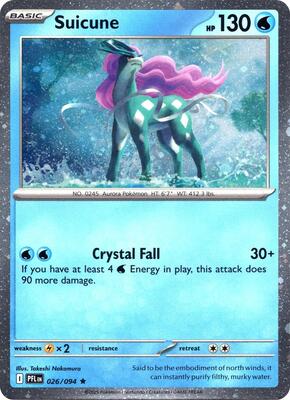 Suicune (Cosmos Holo) card from Miscellaneous Cards & Products