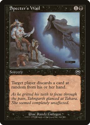 Specter's Wail card from Mercadian Masques