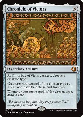 Chronicle of Victory card from Lorwyn Eclipsed