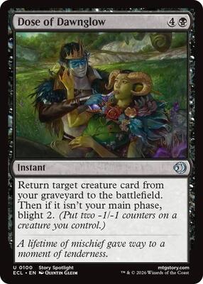 Dose of Dawnglow card from Lorwyn Eclipsed