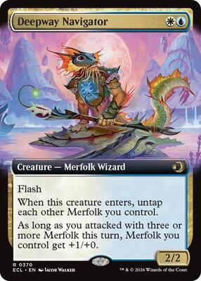 Deepway Navigator (Extended Art) card from Lorwyn Eclipsed