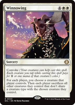 Winnowing card from Lorwyn Eclipsed