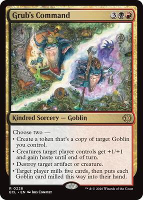 Grub's Command card from Lorwyn Eclipsed