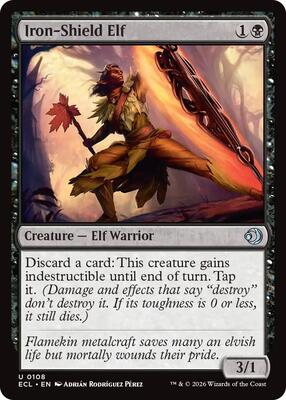 Iron-Shield Elf card from Lorwyn Eclipsed