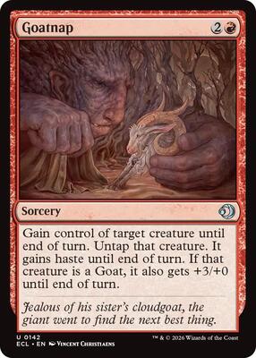 Goatnap card from Lorwyn Eclipsed