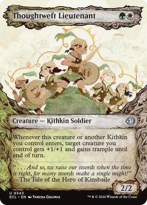 Thoughtweft Lieutenant (Showcase) card from Lorwyn Eclipsed