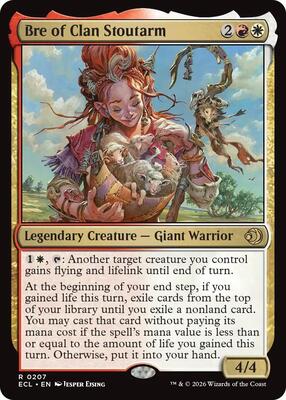 Bre of Clan Stoutarm card from Lorwyn Eclipsed