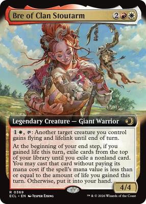 Bre of Clan Stoutarm (Extended Art) card from Lorwyn Eclipsed
