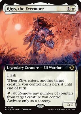 Rhys, the Evermore (Extended Art) card from Lorwyn Eclipsed