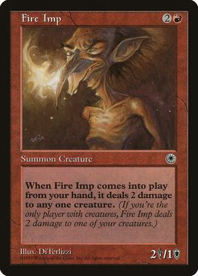 Fire Imp card from Portal