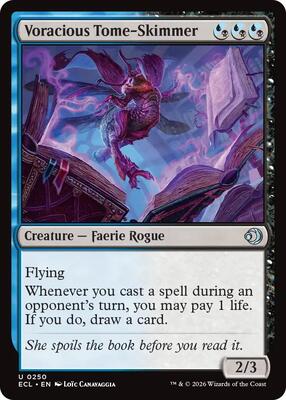 Voracious Tome-Skimmer card from Lorwyn Eclipsed