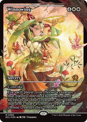 Winnowing (Showcase) card from Lorwyn Eclipsed