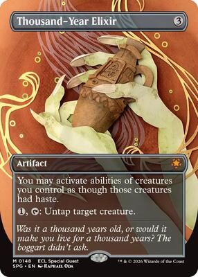 Thousand-Year Elixir (Borderless) card from Special Guests