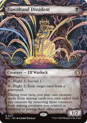 Dawnhand Dissident (Showcase) card from Lorwyn Eclipsed