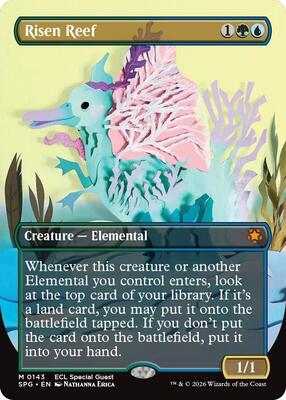 Risen Reef (Borderless) card from Special Guests